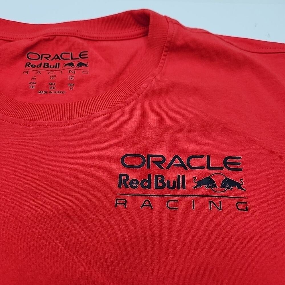 Oracle Youth 2XL Red Bull Racing T-Shirt Short Sleeve Cotton Crew Neck F1